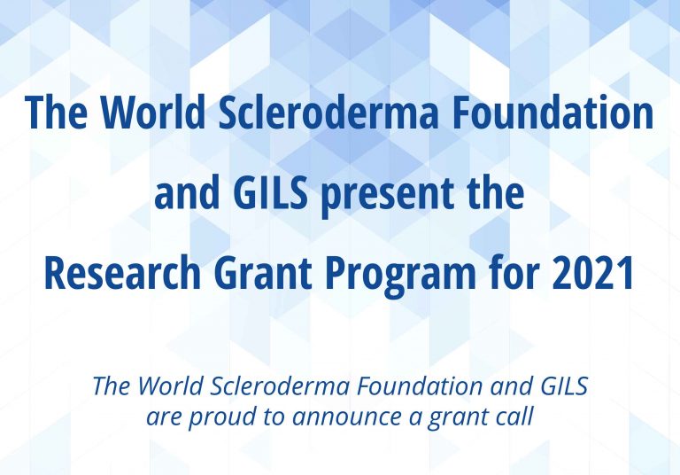 The World Scleroderma Foundation and GILS present the Research Grant Program for 2021