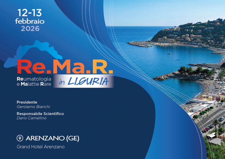 RE.MA.R. IN LIGURIA REUMATOLOGIA E MALATTIE RARE – Arenzano (GE) 12-13 Febbraio 2026